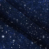 GOAOK Outer Space Galaxy Tapestry, Dark Blue Starry Night Sky Stars Moon Ceiling Tapestries, 60"X40"Inch Fantasy Cosmic Universe Celestial Small Tapestry Wall Hanging for Bedroom Room Dorm