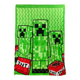 Paladone Minecraft Creeper 2-in-1 Cushion Blanket – Officially Licensed Microsoft Travel Blanket, Foldable Soft Fluffy Throw, Compact Design for Living Room or Bedroom Decor, 120cm x 150cm