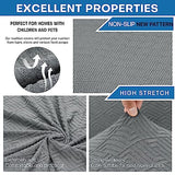 XINEAGE 2026 New 4 Pieces Couch Covers for 3 Cushion Couch Super Stretch Thick Soft Sofa Cover Anti Slip Sofa Slipcover Dogs Cats Furniture Protector (Light Gray, 71"-91")