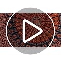 Bless International Handmade Indian hippie Bohemian Psychedelic Peacock Mandala Wall hanging College Dorm Beach Throws Table Cloth Bedding Tapestry (Blue Green, Medium(54x60Inches)(137x152cms))
