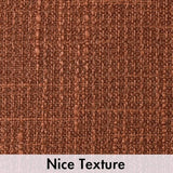 MIULEE Burlap Linen Euro Throw Pillow Covers 24x24 Inch Set of 2 Fall Rust