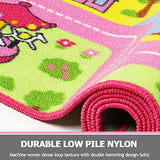Capslpad Kids Play Rug 6.6x5.0 ft Large Size Kids Rug for Playroom Non Slip Washable Kid Car Road Carpet Educational Learning Area Rug Children Play Carpet for Bedroom,Classroom,Nursery Room Decor