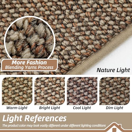 BEQHAUSE Kitchen Rugs and Mats 2PCS Non-Slip, 20"x32"+20"x48", Taupe