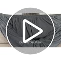 H.VERSAILTEX Armless Futon Cover Stretch Sofa Bed Slipcover Protector Elastic Feature Rich Textured High Spandex Small Checks Jacquard Fabric Futon Cover, Machine Washable, Gray
