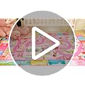 Terrug Kids Rug for Playroom, Educational Classroom Rug for Kids Room, Washable Nursery Rugs Non Slip Playroom Rugs Play Mat for Learning ABC Carpet, Numbers, Animal, Colors, Season, 4X6 Feet, Pink