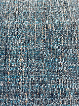OctoRose Full Size 3 Side Zipper Upholstery Thick Linen TealBlue Futon Cover Sofa DayBed Mattress Slipcover Couch Protector (Linen-TealBlue, Full Size)