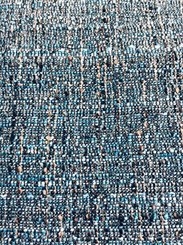 OctoRose Full Size 3 Side Zipper Upholstery Thick Linen TealBlue Futon Cover Sofa DayBed Mattress Slipcover Couch Protector (Linen-TealBlue, Full Size)