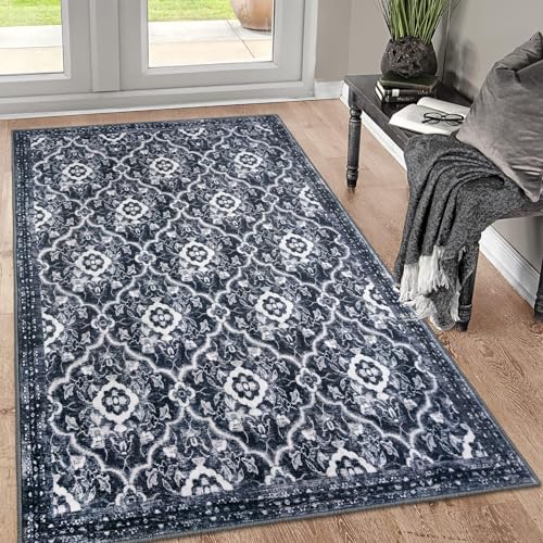 3x5 Washable Area Rug Nonslip Door Mat Indoor for Entryway Bedside