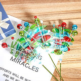 6PC Set 12" H Happy Colour Christmas Ornaments Sequins Ball Pick, Christmas Tree Decorations Christmas Tree Topper Star Home Office Perfect Party Decorations Gifts