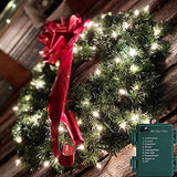 Myrkist Christmas Lights - Battery Operated String Lights 50 LED String Lights Mini Lights with Auto-Timer and 8 Lighting Modes for Christmas Wreath Party Wedding Garden Home Decoration, Warm White