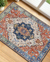 OLANLY 2x3 Washable Small Rug Non Slip Indoor Door Mat for Entryway Bedside