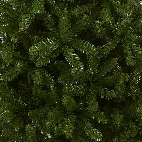 National Tree Company 6.5 ft Unlit Kingswood Fir Slim Artificial Christmas Tree, 719 Tips, Includes Stand, Green