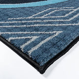 Gertmenian Marvel Black Panther Indoor Area Rug - 3x5 Small, Non-Slip, Ideal for Children in Bedroom, Game Room, Classroom, Nursery or Play Area - Black/Blue, 19867