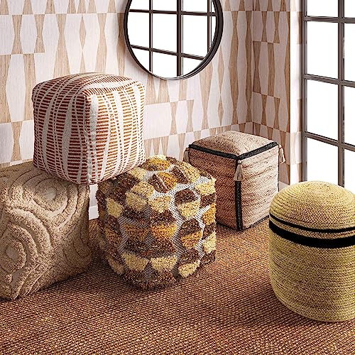 Tov Furniture Sawyer Tufted Pouf
