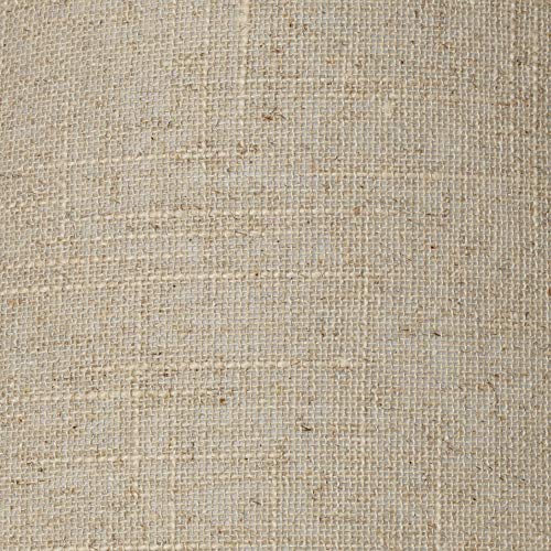 6" Top x 17" Bottom x 11 1/2" High x 11 1/2" Slant Lamp Shade (Pre-Assembled) Replacement Large Beige Brown Empire Round Rustic Farmhouse Western Fine Burlap Fabric Spider Harp Finial - Springcrest
