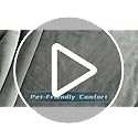 Ahinahwap Water Resistant Blanket for Bed Couch Sofa, Cat/Dog Blanket Waterproof Washable, Small Cozy Reversible Furniture Protector, Leakproof Throw (40"x60", Glacier Gray/Cloud Gray)