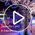 4th of July Decoration Patriotic Mini Lights - 100 Count 20 Feet Red White Blue Incandescent Bulb Waterproof String Lights Plug in for Indoor Outdoor Christmas Party Patio Independence Day Decoration
