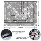 Fungarth Skeleton Butterfly Tapestry Pink Skull Hippie Mushroom Plants Tapestry for Bedroom Moon phase Aesthetic Tapestries Wall Hanging for Living Room Dorm (Pink, 48” x 36”)