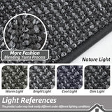 BEQHAUSE Kitchen Runner Rugs 24"x96", Kitchen Mats for Floor, Charcoal
