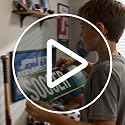 MOSM Soccer Way Metal Street Sign - Vintage Sports Wall Art - Retro 4" x 15" (0.8mm Thick) Al – lifestyle view