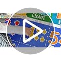 5x7 Kids Rug for Classroom & Playroom - ABC Alphabet Educational Area Rug with Animals Numbers & Colors - Non-Slip Carpet Playmat for Nursery Preschool Elementary