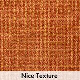 MIULEE Burlap Linen Throw Pillow Covers 18x18 Inch Set of 2 Fall Orange