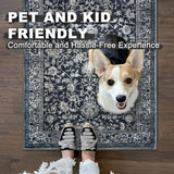Runner for Hallway 3x14 ft Washable Runner Rug, Midnight Navy