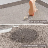 Machine Washable Kitchen Rug 24" x 70", Non Slip Kitchen Mat for Floor, Absorbent Entrance Runner Rug for Bedroom, Hallway, Bathroom, Door (Roll Packing)