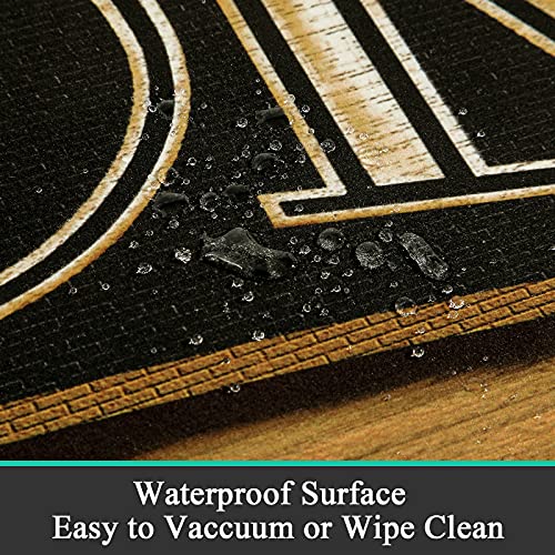 Pauwer Laundry Room Rug Runner 20"x60" Waterproof Rubber Laundry Mat Non Slip Kitchen Mats for Floor Washable Floor Mat Runner Rug for Farmhouse Mudroom Washroom Bathroom Decor