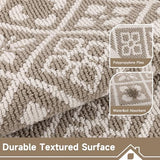 Indoor Door Mat 2x3ft, Absorbent Muddy Mats for Dogs, Low-Profile Entrance Welcome Mat with Non-Slip Rubber Backing, Washable Runner Carpet for Hallway,Entryway,Kitchen (Beige)