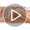 20 Sheets of 3D Stickers for Kids & Toddlers, Multiple Designs Self-Adhesive Puffy Stickers Includes Animals Numbers Letters Fruits for Scrapbooking Journal Water Bottle DIY Craft (Girl Style)