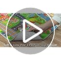 Car Rug Play Mat for Kids Toy Cars, Road Traffic Playmat for Kid Bedroom, Non-Slip Machine Washable Town City Race Track Carpet for Learn and Have Fun 3'x4'/ 36"x48"