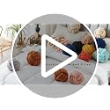 LUSJNGE Decorative Throw Knot Pillow Ball for Home Chair Sofa Couch Bed Aesthetic Round Decor Pillows Lambswool Knotted Pillow Cushion (Beige, 8inches)
