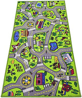 ToyVelt Carpet Playmat Kids Rug - Medium 43” x 26” Educational City Road Traffic Mat for Kids Ages 3–12 - Preschool Rug & Play Room Carpet with Skid-Proof Backing - Bedroom & Playroom