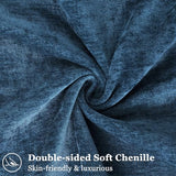 decorUhome Chenille Poseidon Velvet Throw Pillow Covers 20x20 Set of 2