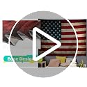 PROCIDA American Flag Wall Hanging Vintage Retro Stars and Stripes Tapestry for Dorm Bedroom Living Room College 60" L x 40" W, USA Flag