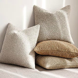 Foindtower Pack of 2, 20 x 20 Inch, Decorative Textured Boucle Throw Pillow Covers Accent Solid Pillow Cases Cozy Soft Couch Cushion Case for Chair Sofa Bedroom Living Room Home Decor, Beige