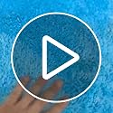LAKEA Lighter Tufted Rug Art Rug for Bedroom Living Room Retro Rainbow Fluffy Anti-Slip Bath Bathroom Nonslip Mat Home Decor (Blue, 31.5X9.4 Inch)