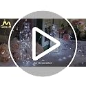 JMEXSUSS 4 Pack 50 LED Fairy Lights Battery Operated, 16.1ft White Fairy Lights for Bedroom, Silver Wire Twinkle String Lights Indoor for Party Wedding Birthday Decorations