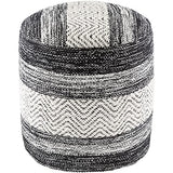 Artistic Weavers Pamosa Pouf, H W x 16" D, Black