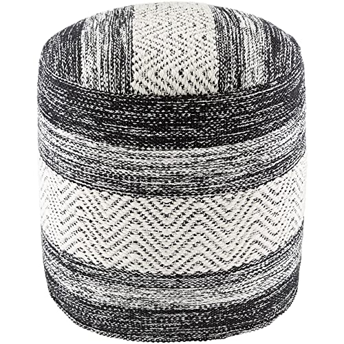 Artistic Weavers Pamosa Pouf, H W x 16" D, Black