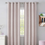 Brushed Nickel Curtain Rods for Window 36 to 72 Inch, Adjustable 1-Inch Thicken Single Drapery Rods, Telescoping, Decorative Round Finial