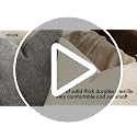 MIULEE Pack of 4 Couch Throw Pillow Covers 18x18 Inch Neutral Soft Decorative Chenille Pillow Covers Farmhouse Boho Cushion Covers for Mid Century Modern Spring Home Decor Sofa Bedroom Living Room