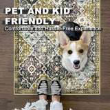2x8 Washable Runner Rug, Nonslip Soft Area Rug for Hallway Kitchen