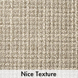 MIULEE Burlap Linen Throw Pillow Covers 20x20 Inch Set of 2 Beige