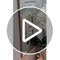 HARRITPURE Arched Wall Mirror – 24"x36" Arch Bathroom Mirror, Gold Metal Frame Vanity Mirrors for Bedroom, Entryway, Living Room Home Decor