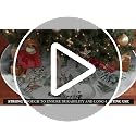 AVOIN colorlife Snowman Reindeer Snowflake Christmas Tree Skirt 48 Inch, Winter Holiday Tree Mat Decoration