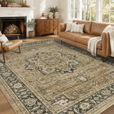 6x9 Area Rug for Living Room Soft Washable Vintage Boho Area Rug