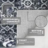 2x6 Washable Runner Rug, Nonslip Soft Area Rug for Hallway Kitchen