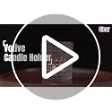 24 Pack Votive Candle Holders, Clear Glass Tealight Candle Holders DIY Wax Filling for Wedding, Tea Light Candles Holder for Home Table Decoration